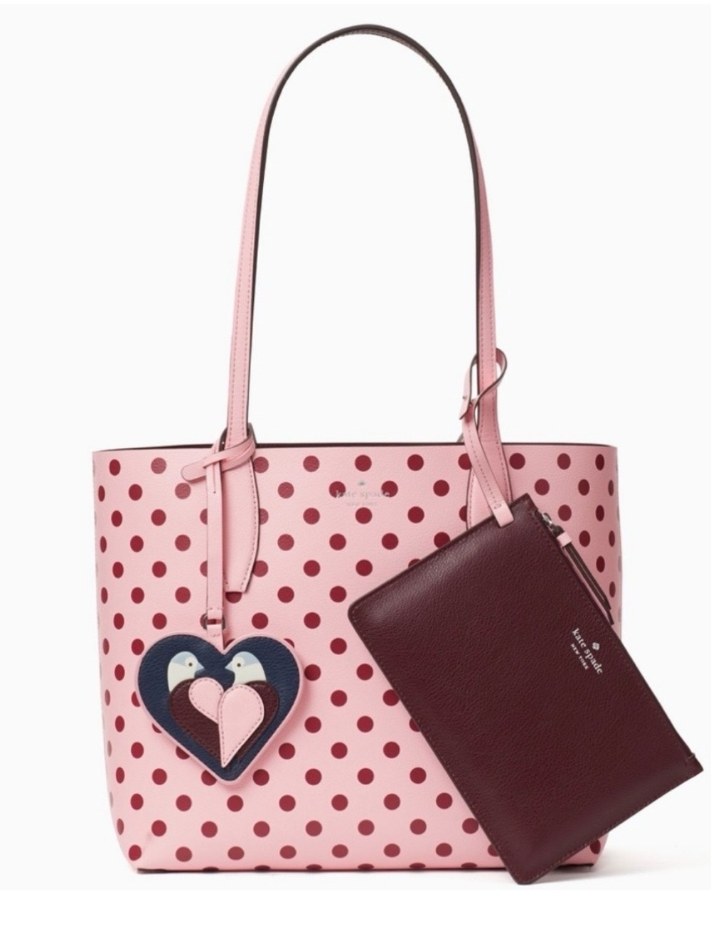 Kate Spade New York Arch Love Birds Reversible Tote (Style #WKRU639) NWT $299